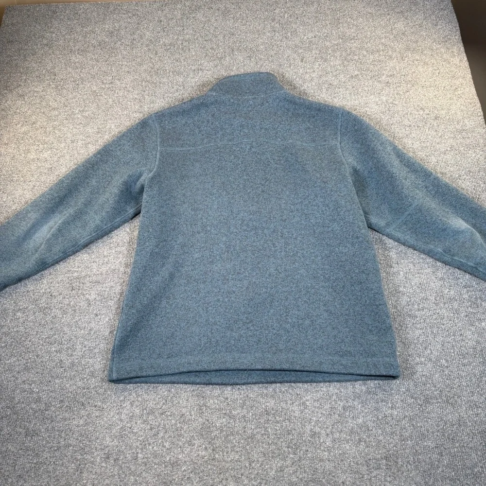 The North Face Gordon Lyons Quarter Zip Fleece Pullover Mens Medium Blue #3106